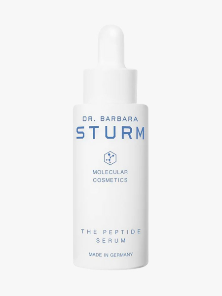 Dr. Barbara Sturm&rsquo;s The Peptide Serum in branded dropper component on a light gray background